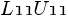 {L11}{U11} {L11}{U11}